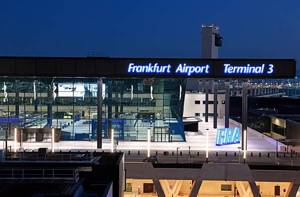 Er&ouml;ffnung des Terminal 3 am Frankfurter Flughafen