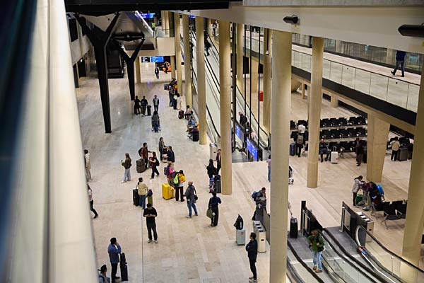 Er&ouml;ffnung des Terminal 3 am Frankfurter Flughafen