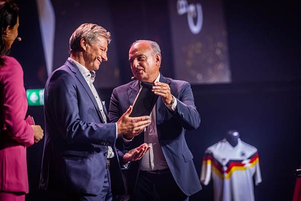 Ehrung der Neuzug&auml;nge in der 'Hall of Fame' im Deutschen Fu&szlig;ballmuseum in Dortmund