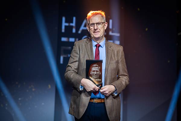Ehrung der Neuzug&auml;nge in der 'Hall of Fame' im Deutschen Fu&szlig;ballmuseum in Dortmund