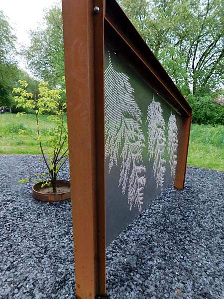 Einweihnung der Skulptur �Was bleibt? � What remains?� durch die Brost-Stiftung auf dem Gel&auml;nde der Zeche Hugo in Gelsenkirchen