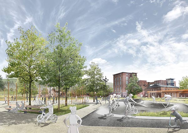 Vorbegehung der IGA 2027 auf der Kokerei Hansa in Dortmund