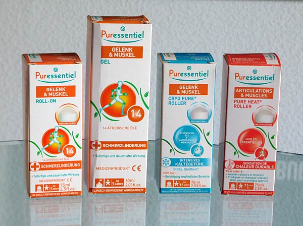 Produkttest Puressentiel gegen akute und chronische Muskel- und Gelenkbeschwerden