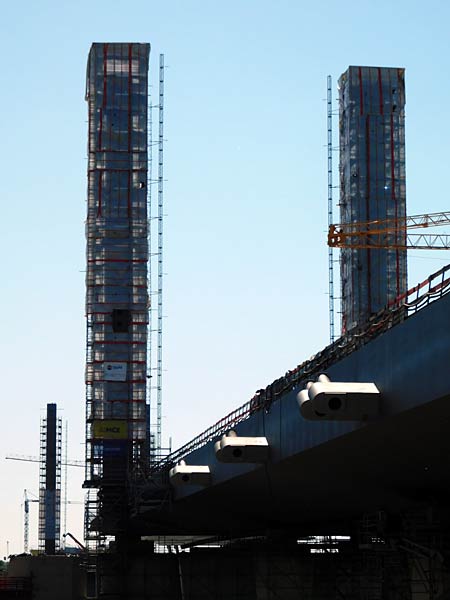 Neubau der A40-Br&uuml;cke in Duisburg-Neuenkamp