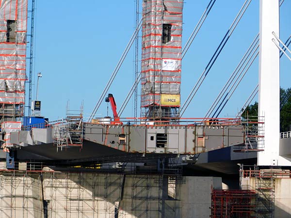 Neubau der A40-Br&uuml;cke in Duisburg-Neuenkamp