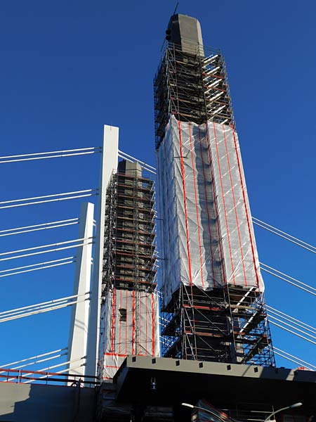 Neubau der A40-Br&uuml;cke in Duisburg-Neuenkamp