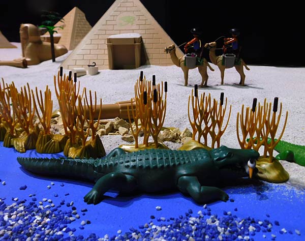 Playmobil-Weltrekord beim 'Lichtermarkt' 2025 im Landschaftspark Duisburg-Nord