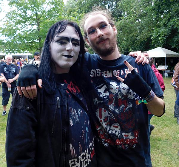 Rock-und Metal-Festival 'Rage against Racism' in Duisburg-Rheinhausen - Tag 1