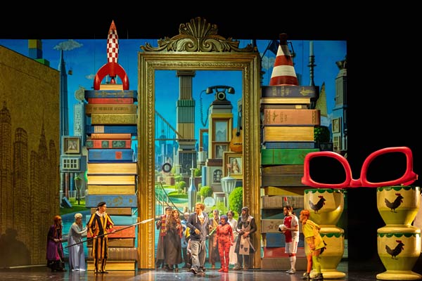 Oper 'Die verzauberte Stadt' im Aalto Theater in Essen