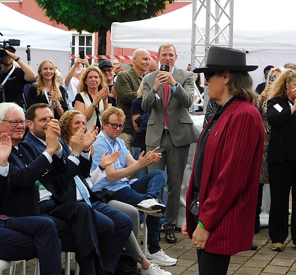 Vernissage der Ausstellung 'Udo Lindenberg � Kometenhaft panisch' in der Ludwiggalerie Schloss Oberhausen mit Udo Lindenberg