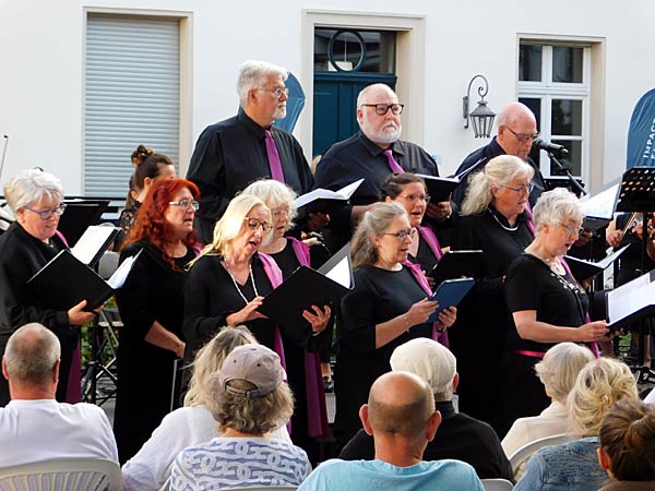 Kulturfestival 'Ruhrorter Campusabende' open air bei Haniel in Duisburg-Ruhrort - Belcanto