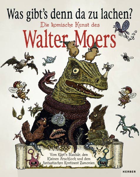 Buch 'Was gibts denn da zu lachen? Die komische Kunst des Walter Moers' aus dem Kerber Verlag