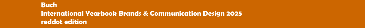 Buch 'International Yearbook Brands & Communication Design 2025' aus der reddot edition