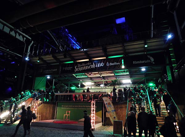 Filmkonzert 'Moderne Zeiten' der Duisburger Philharmoniker im Sommerkino 2025 des Landschaftspark Duisburg-Nord