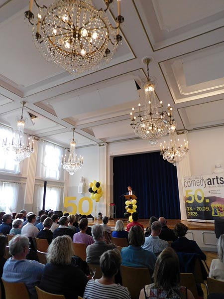 Jubil&auml;ums-Samstag beim ComedyArts Festival 2026 in Moers