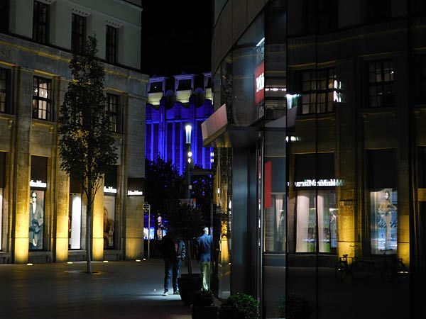 Nachtspaziergang durch die City von D&uuml;sseldorf