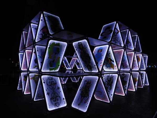 'Essen Light Festival' 2025 in der Essener Innenstadt