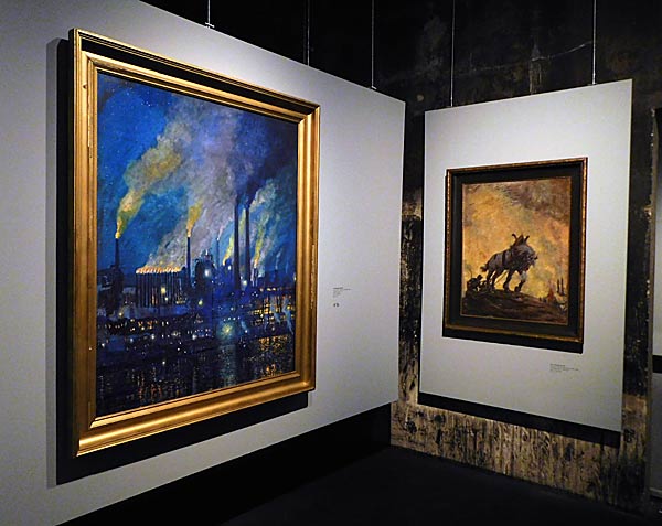 Ausstellung 'Das Land der tausend Feuer  Industriebilder aus der Sammlung Ludwig Schönefeld' im Ruhr Museum