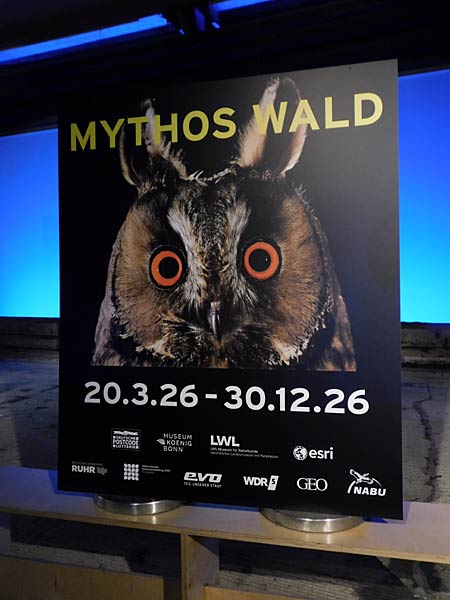 Ausstellung 'Mythos Wald' im Gasometer Oberhausen