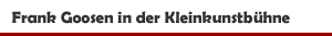Lesung von Frank Goosen in der Kleinkunstb&uuml;hne Meiderich