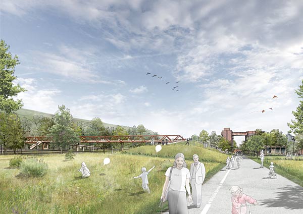 Vorbegehung der IGA 2027 auf der Kokerei Hansa in Dortmund