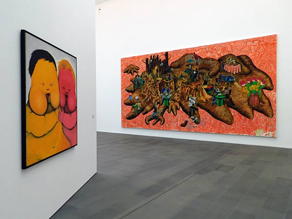 Jörg Immendorf im Museum Küppersmühle in Duisburg