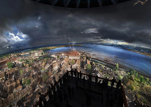 Er&ouml;ffnung des neuen Asisi-Panorama in Konstanz