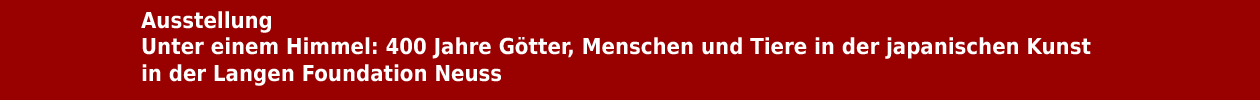 Ausstellung 'Immendorff' im Kunstpalast D&uuml;sseldorf