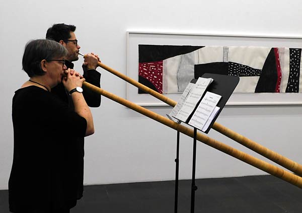 Konzert 'Klang und Performance im Dialog mit Bild und Raum' mit den Duisburger Philharmonikern im Museum K&uuml;ppersm&uuml;hle