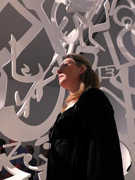Konzert-Performance der Duisburger Philharmoniker in der Plensa-Ausstellung im Museum K&uuml;ppersm&uuml;hle in Duisburg