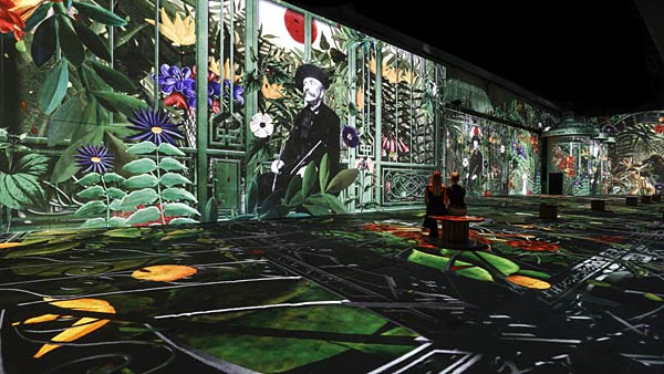Immersive Schau 'Monet  Meister des Impressionismus' bei Phoenix des Lumières in Dortmund