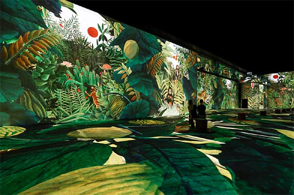 Immersive Schau 'Monet � Meister des Impressionismus' bei Phoenix des Lumi&egrave;res in Dortmund