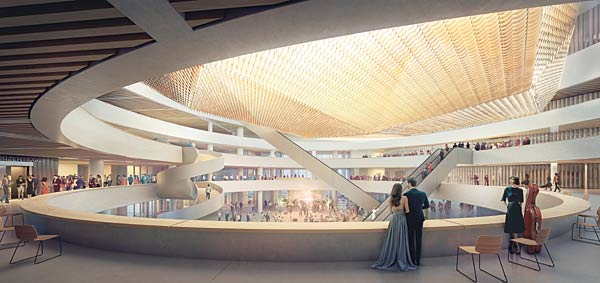 Siegerentwürfe 2025 zum Neubau der Oper in Düsseldorf