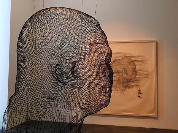 Ausstellung 'Jaume Plensa - Invisible' im Museum K&uuml;ppersm&uuml;hle in Duisburg