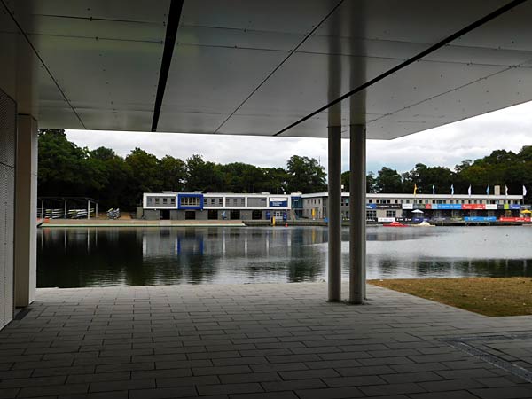 Einweihung des neuen Regattahauses auf der Regattabahn in Duisburg