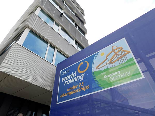 Einweihung des neuen Regattahauses auf der Regattabahn in Duisburg