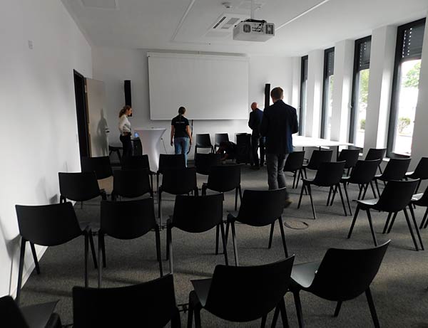 Einweihung des neuen Regattahauses auf der Regattabahn in Duisburg