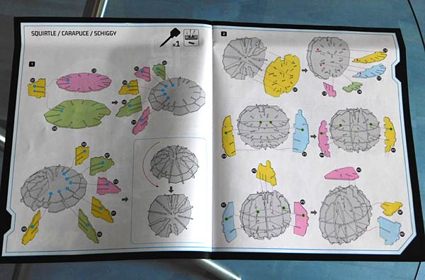 3D-Puzzle '4D Build - Pok&eacute;mon Squirtle 3D Model Kit' von Spinmaster