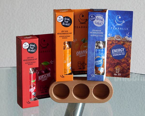 Test: Teaballs in verschiedenen Geschmacksrichtungen