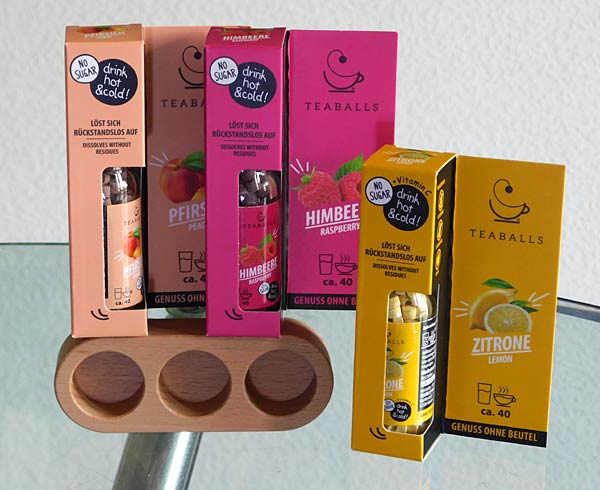 Test: Teaballs in verschiedenen Geschmacksrichtungen