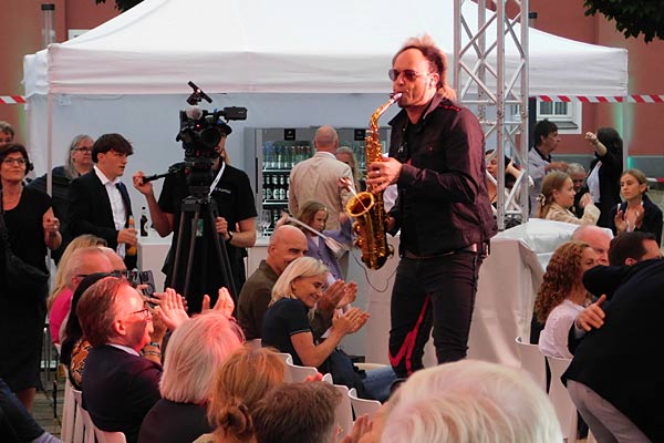 Vernissage der Ausstellung 'Udo Lindenberg  Kometenhaft panisch' in der Ludwiggalerie Schloss Oberhausen mit Udo Lindenberg