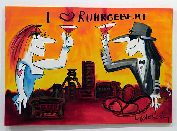 Vernissage der Ausstellung 'Udo Lindenberg  Kometenhaft panisch' in der Ludwiggalerie Schloss Oberhausen mit Udo Lindenberg