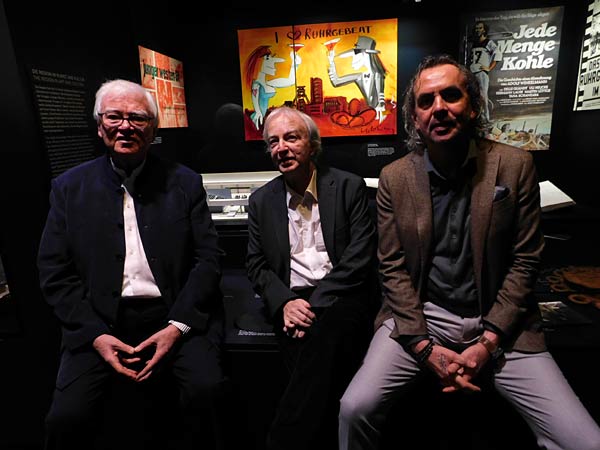 &Uuml;bergabe von Lindenberg-Gem&auml;lde von der Brost Stiftung an das Ruhr Museum in Essen