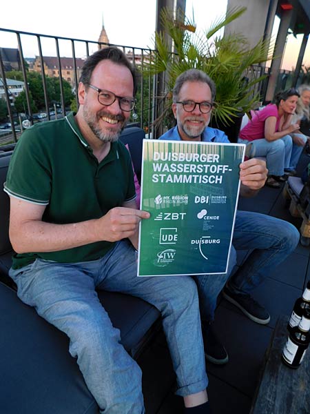 Duisburger Wasserstoffstammtisch 2026 - Sommerausgabe im Caf&eacute; Home