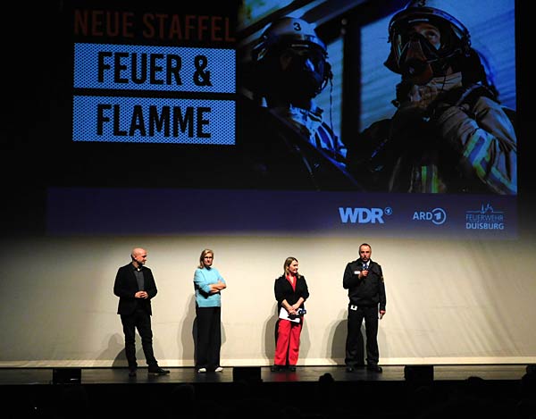Preview der 11. Staffel der WDR-Serie 'Feuer & Flamme' im Theter am Marientor in Duisburg