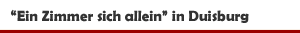 Schauspiel 'Ein Zimmer f&uuml;r sich alleine' im Schauspiel Duisburg